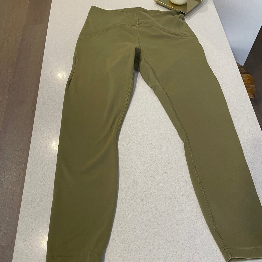 Instill high rise tight 25"- bronze green